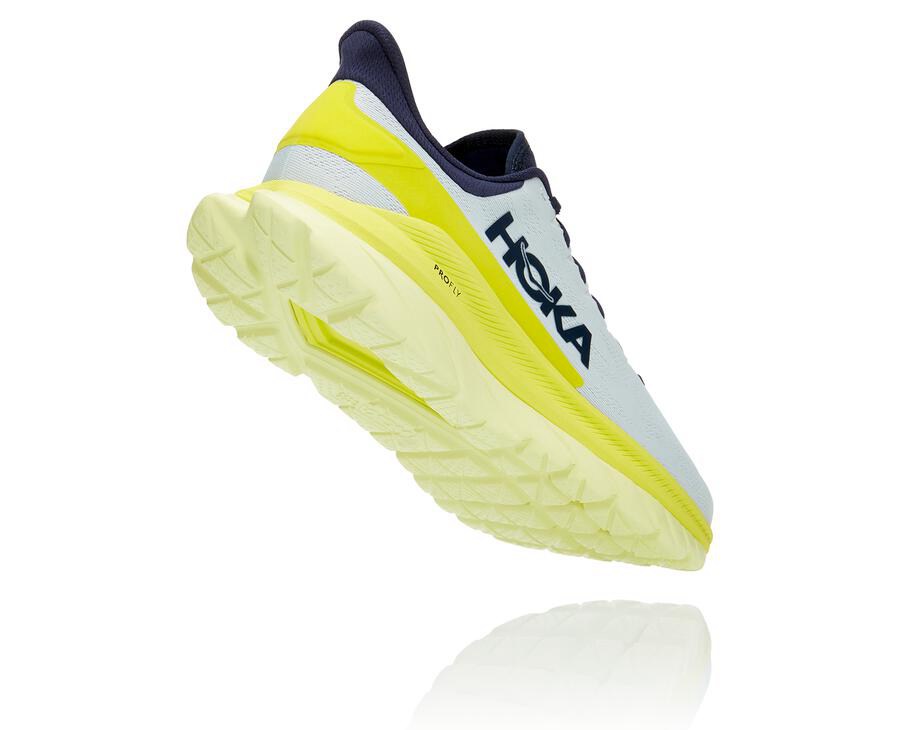 Hoka One One Tenisky Panske Biele - Mach 4 - 53017-AFIO